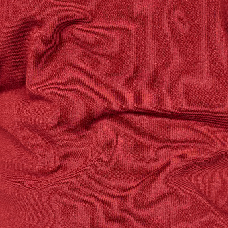 G-Star RAW® Graphic 6 Slim T-Shirt Red fabric shot