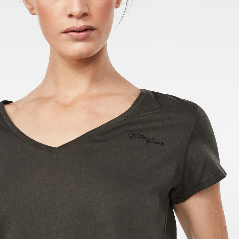 G-Star RAW® Graphic 2 Top Grey detail shot