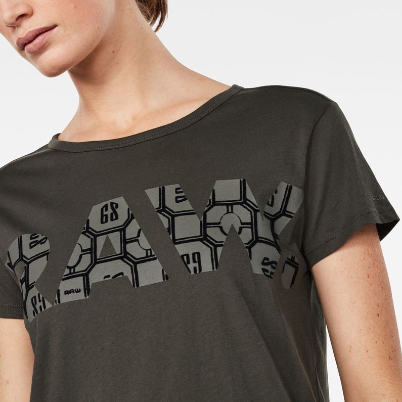 G-Star RAW® Haut Graphic 22 Gyre Gris detail shot