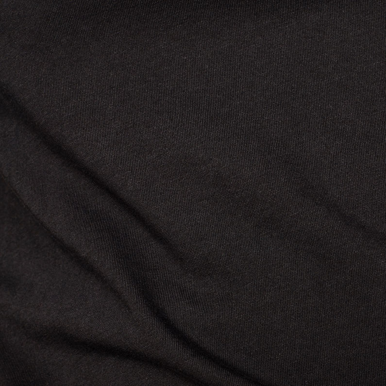 G-Star RAW® Graphic 4 Optic Slim Top Schwarz fabric shot