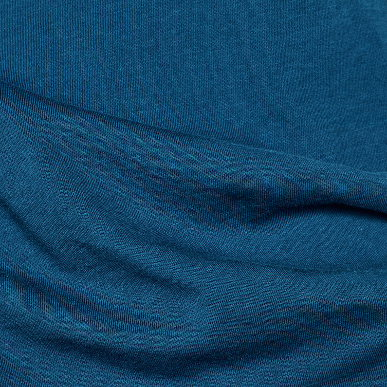 G-Star RAW® Top Graphic 4 Optic Slim Azul oscuro fabric shot