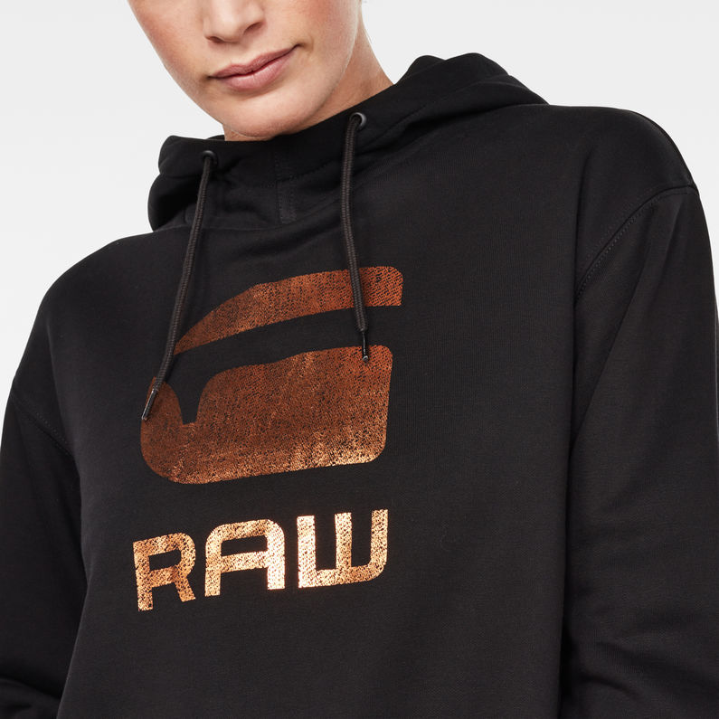 G-Star RAW® Sudadera Graphic 21 Lynaz Negro detail shot