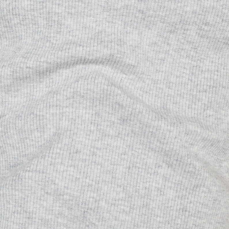 G-Star RAW® Sweat Korpaz Mock Gris fabric shot