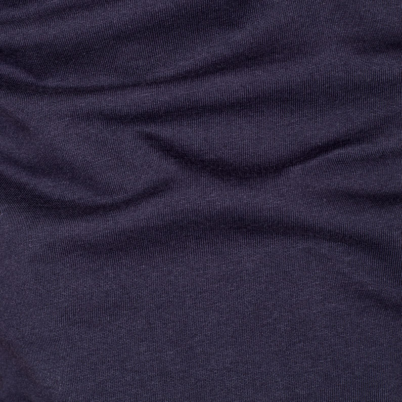 G-Star RAW® Straight Round Pocket T-Shirt Azul oscuro