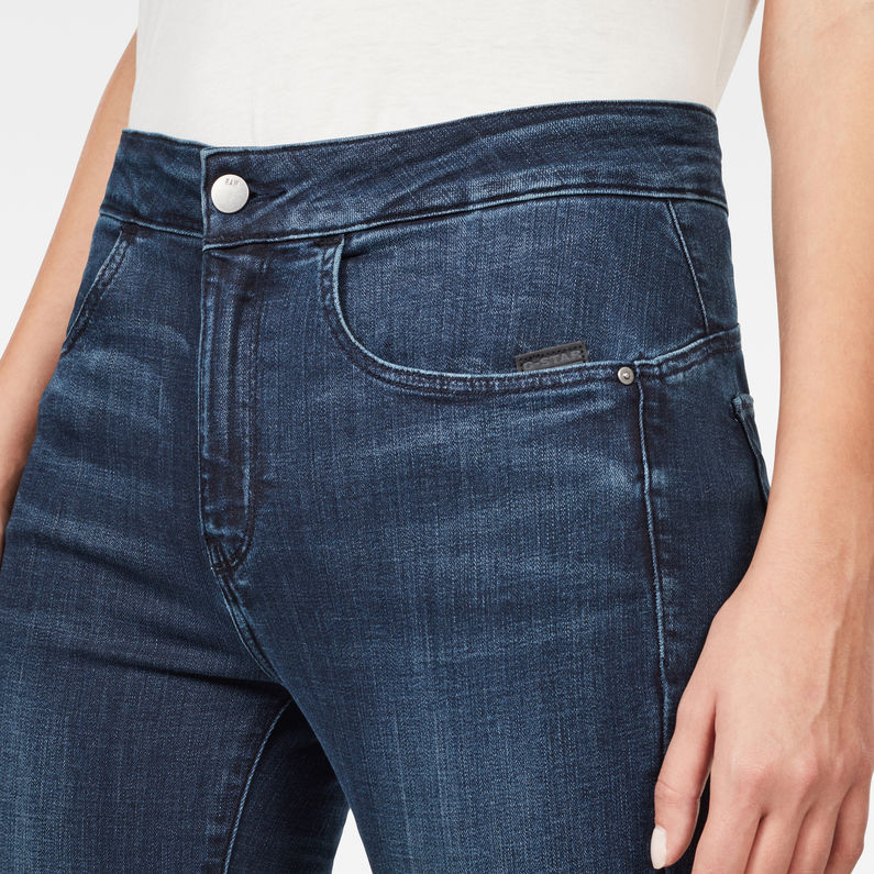 G-STAR® Citi-You High Super Skinny Jeans Dunkelblau detail