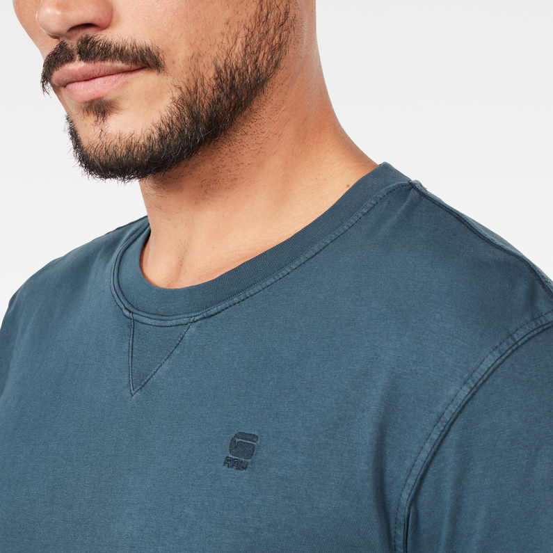 G-Star RAW® Earth T-Shirt Medium blue detail shot