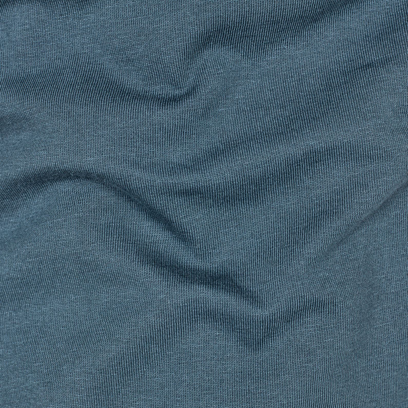 G-Star RAW® T-shirt Earth Bleu moyen fabric shot