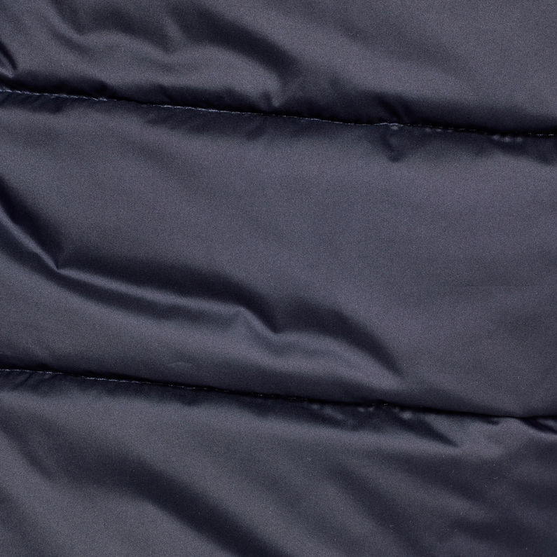 G-STAR® Atoll quilted anorak Dark blue fabric shot
