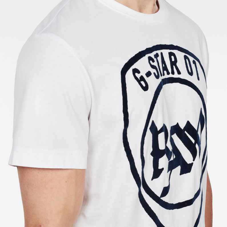 G-Star RAW® Haut Graphic 10 Blanc