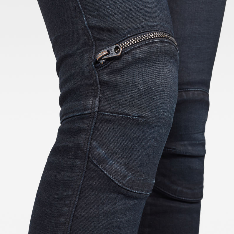 G-Star RAW® 5622 Knee Zip High Skinny Jeans Dark blue