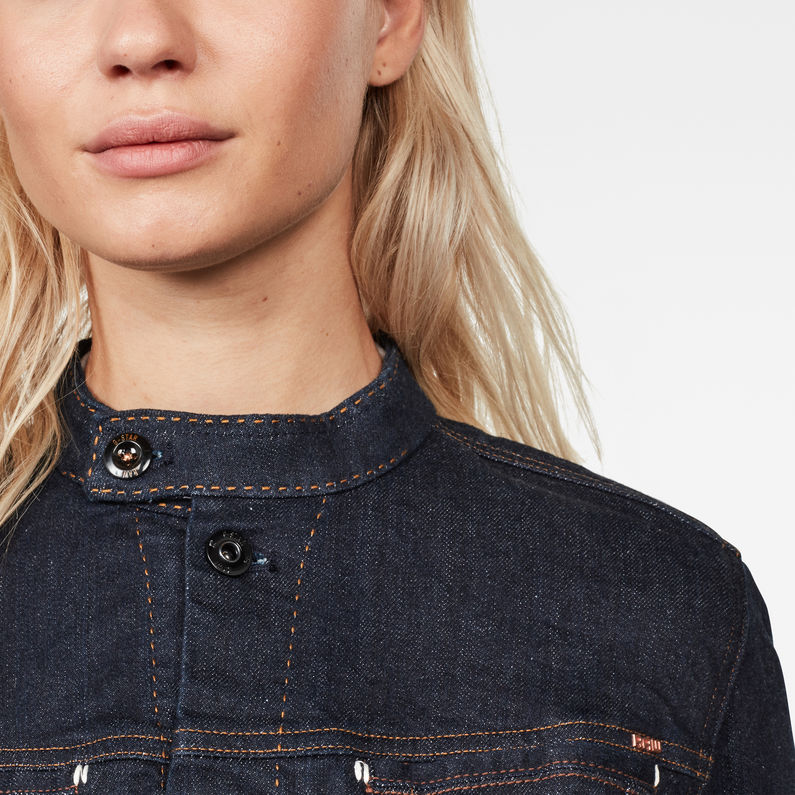 G-STAR® Corbel Slim Jacket Dark blue detail shot