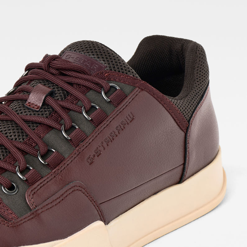 Rackam Vodan Low Sneakers | Dark Plum 