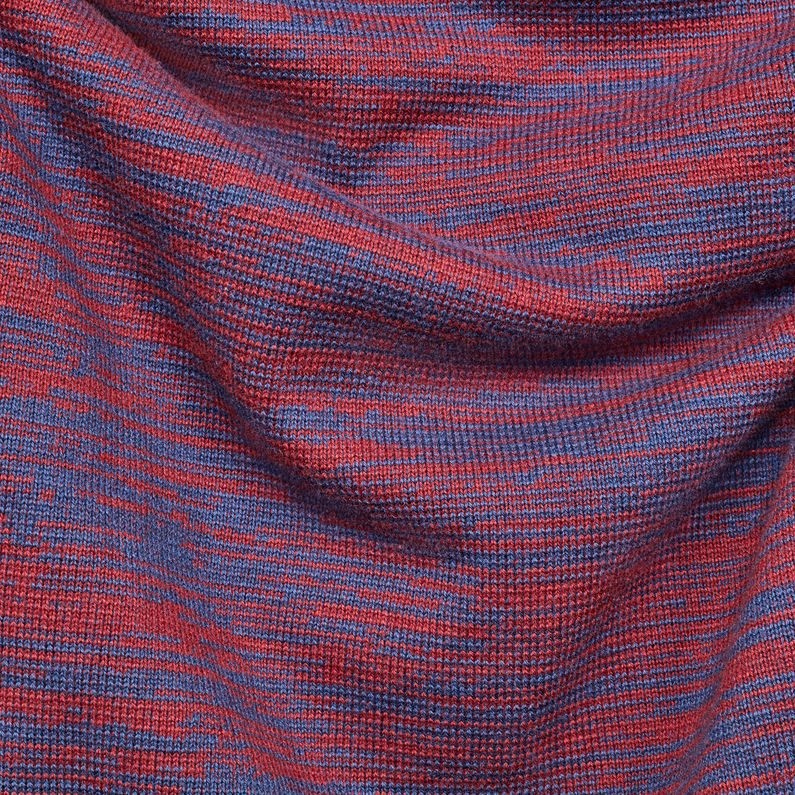 G-STAR® Core Straight Knitted Sweater Red fabric shot