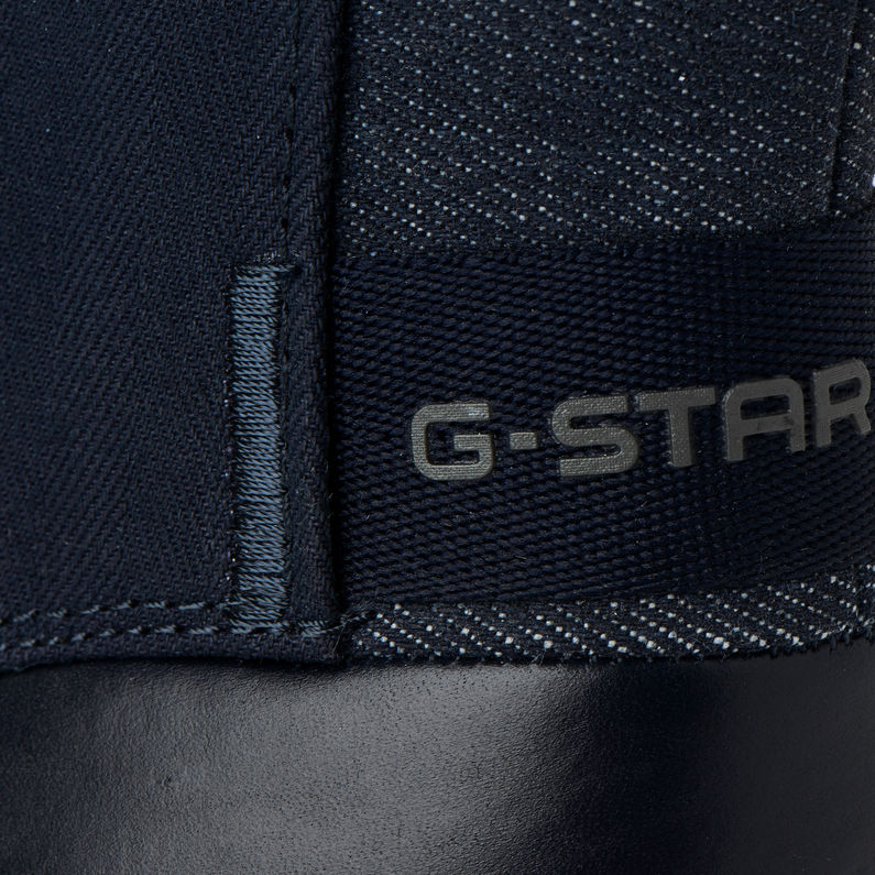 G-Star RAW® Bottines Garber Derby Bleu foncé fabric shot