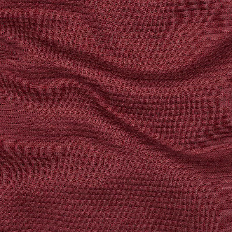 G-Star RAW® Top Jirgi Zip Rojo fabric shot