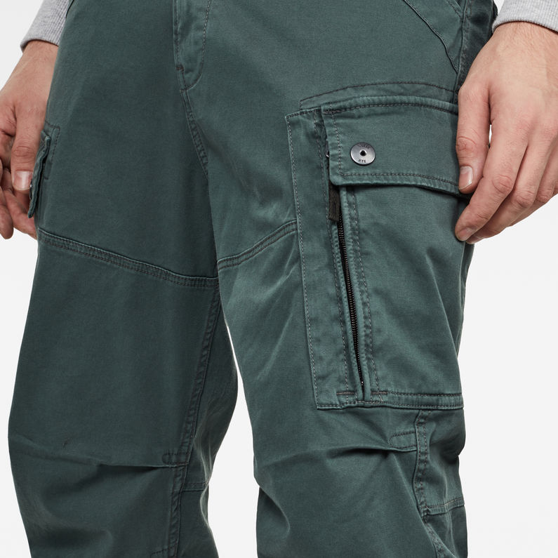 G-Star RAW® Pantalones Roxic Straight Tapered Verde detail shot