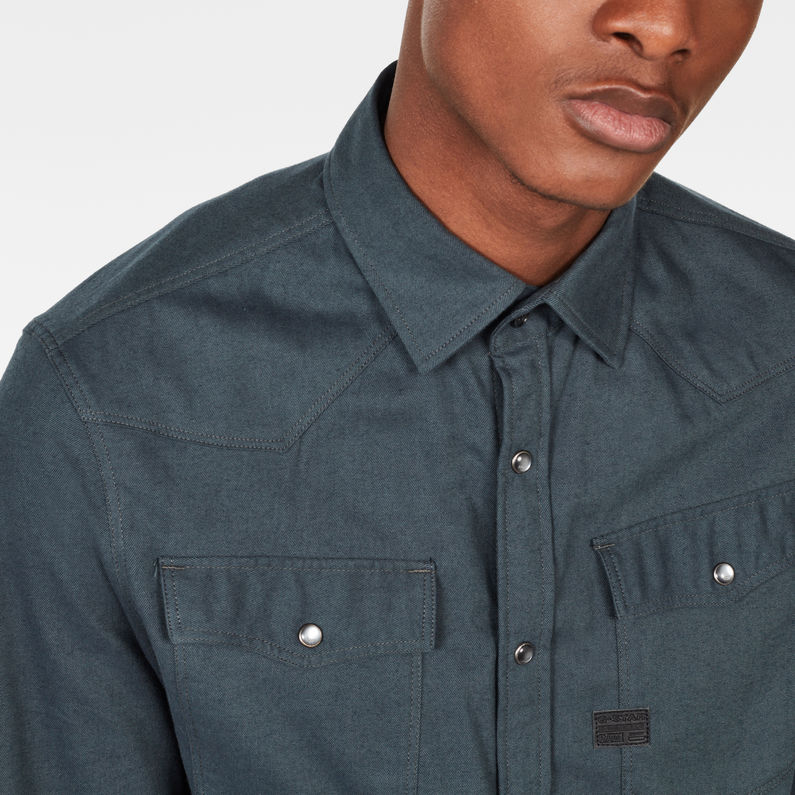 G-Star RAW® Camisa 3301 Slim Verde detail shot