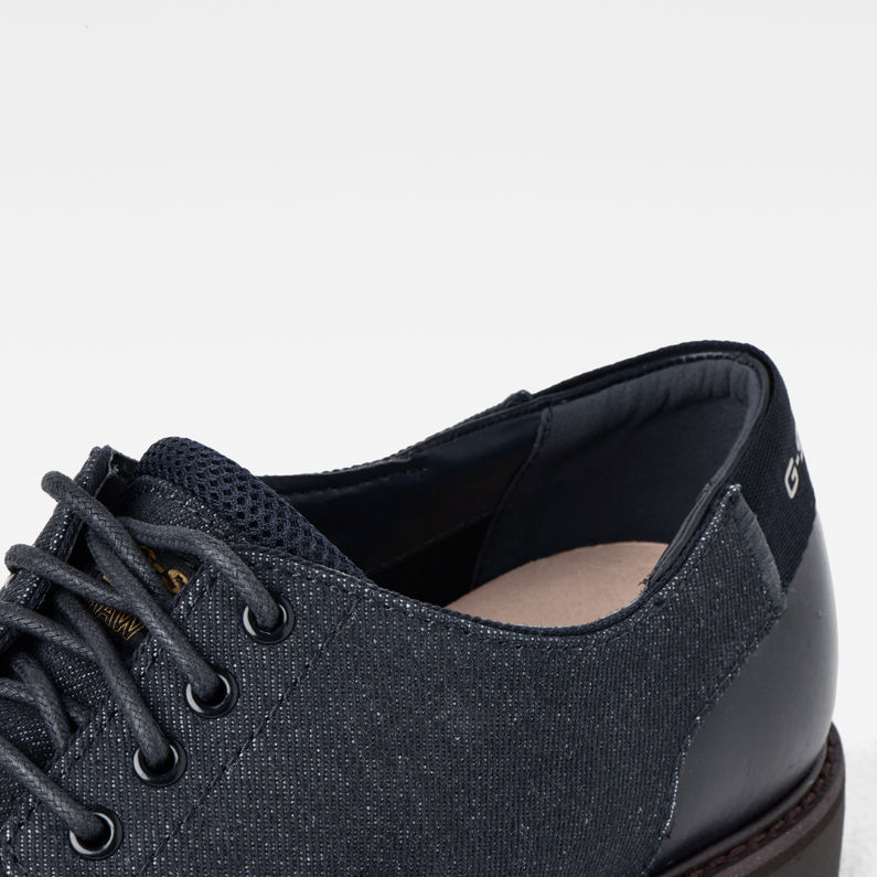 G-Star RAW® Zapatos Garber Derby Azul oscuro detail