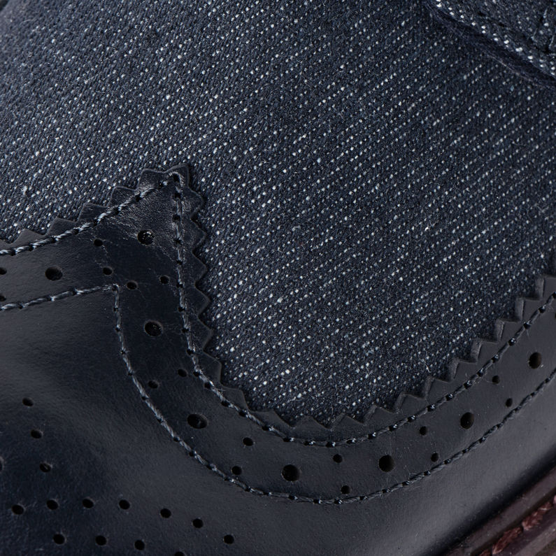 G-Star RAW® Zapatos Garber Derby Azul oscuro fabric shot