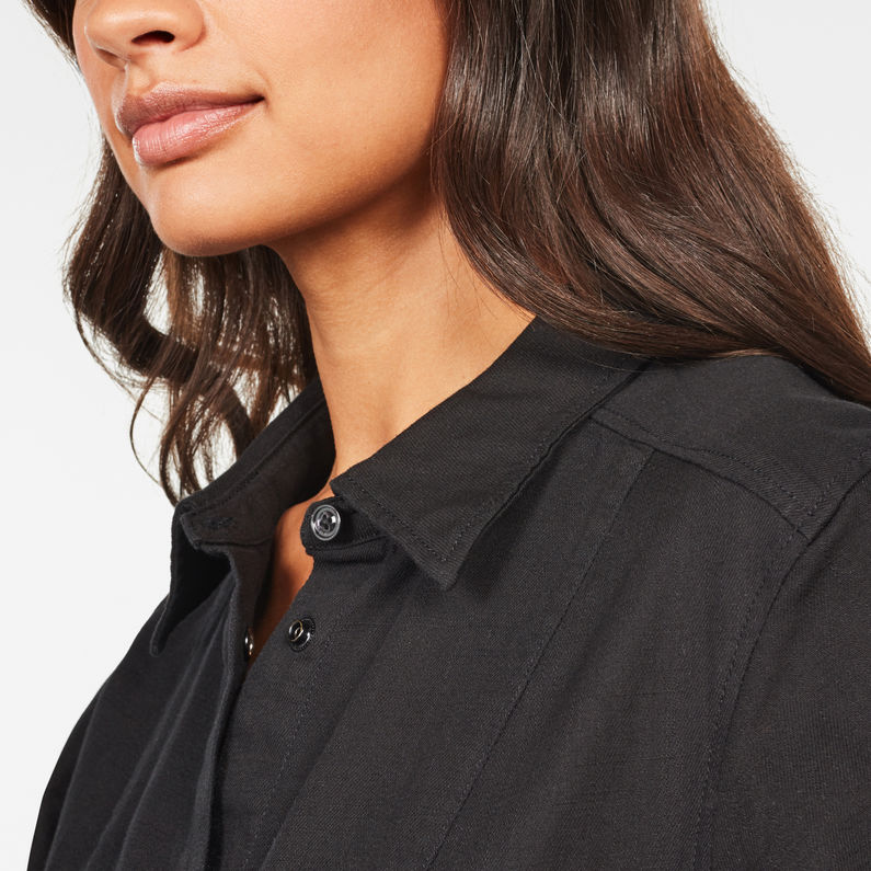 G-STAR® Bristum Deconstructed Jumpsuit Zwart detail shot