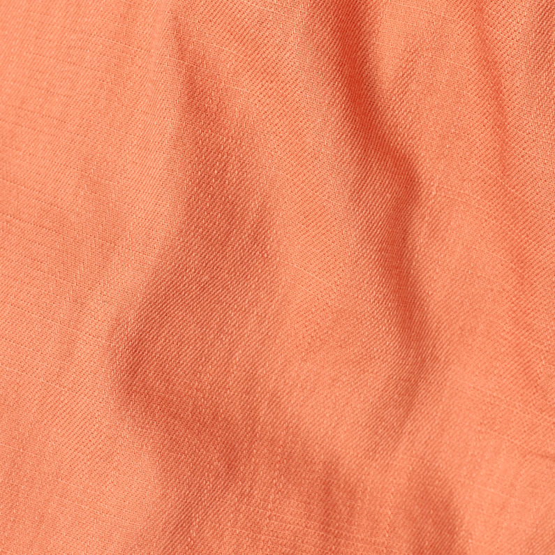 G-Star RAW® Bristum Deconstructed Jumpsuit Orange fabric shot