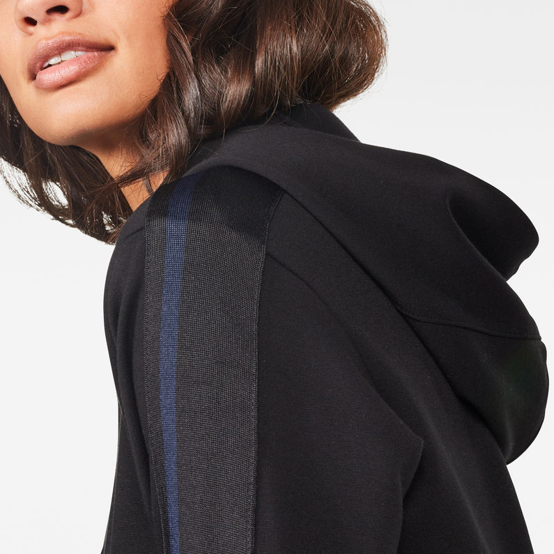 G-STAR® Nostelle Cropped Pullover Schwarz detail shot