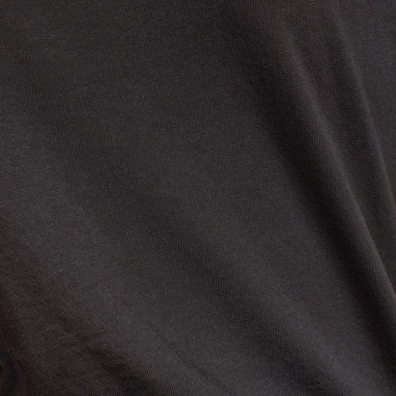 G-Star RAW® Graphic 4 Optic Slim Top Black fabric shot