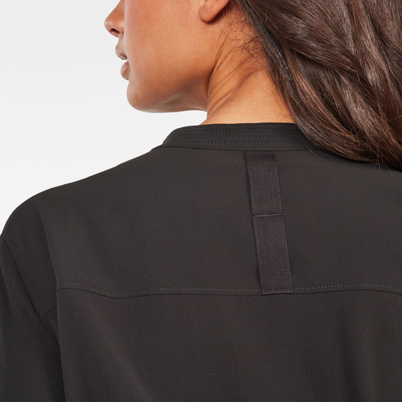 G-Star RAW® Camisa Ogee Straight Negro detail shot
