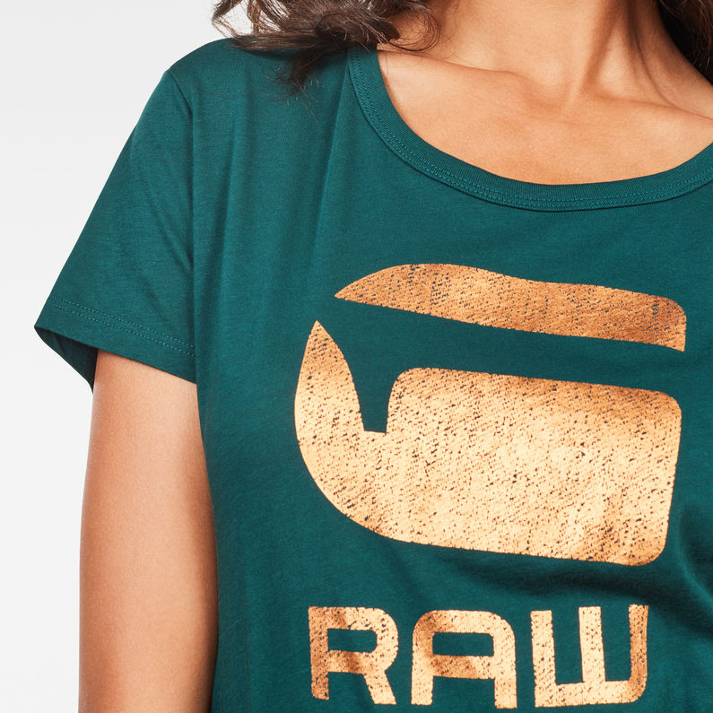 G-Star RAW® Graphic 21 Top Green detail shot