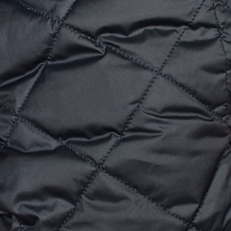 G-Star RAW® Whistler Faux Fur Down Tailored Jacket Azul oscuro fabric shot