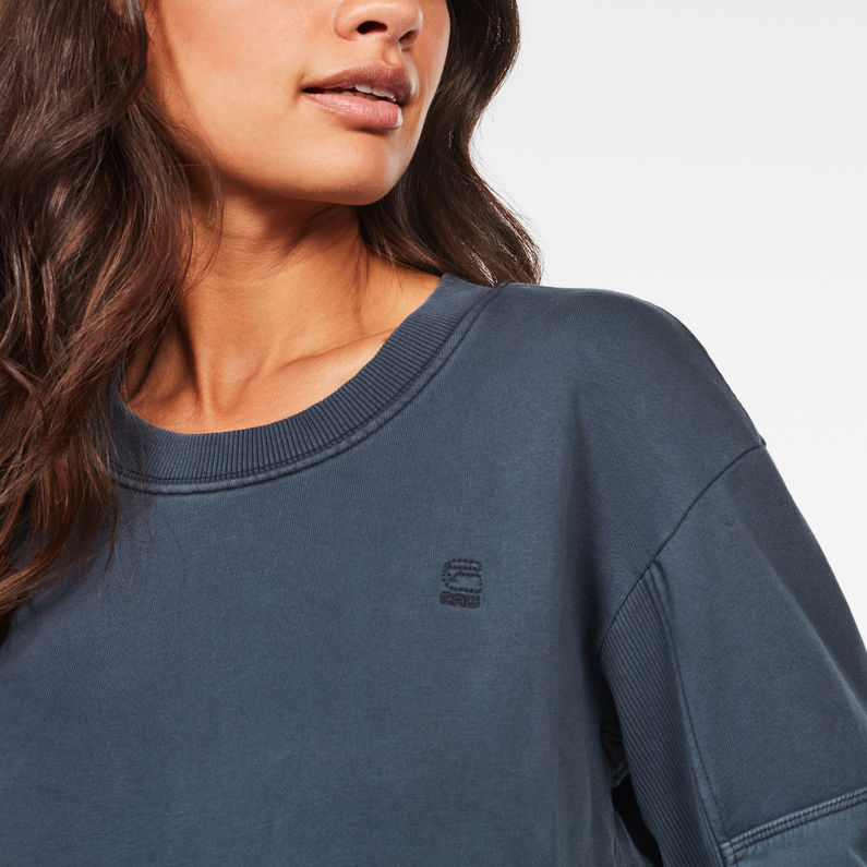 G-Star RAW® Pull Earth Beetle Bleu foncé detail shot