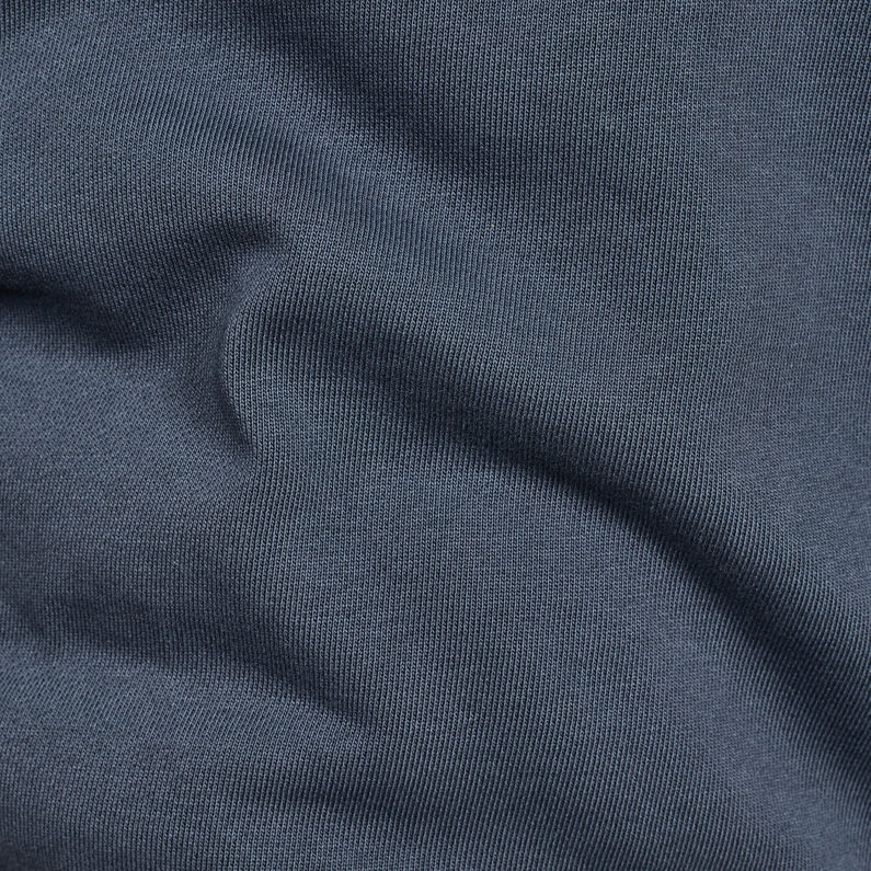 G-Star RAW® Pull Earth Beetle Bleu foncé fabric shot