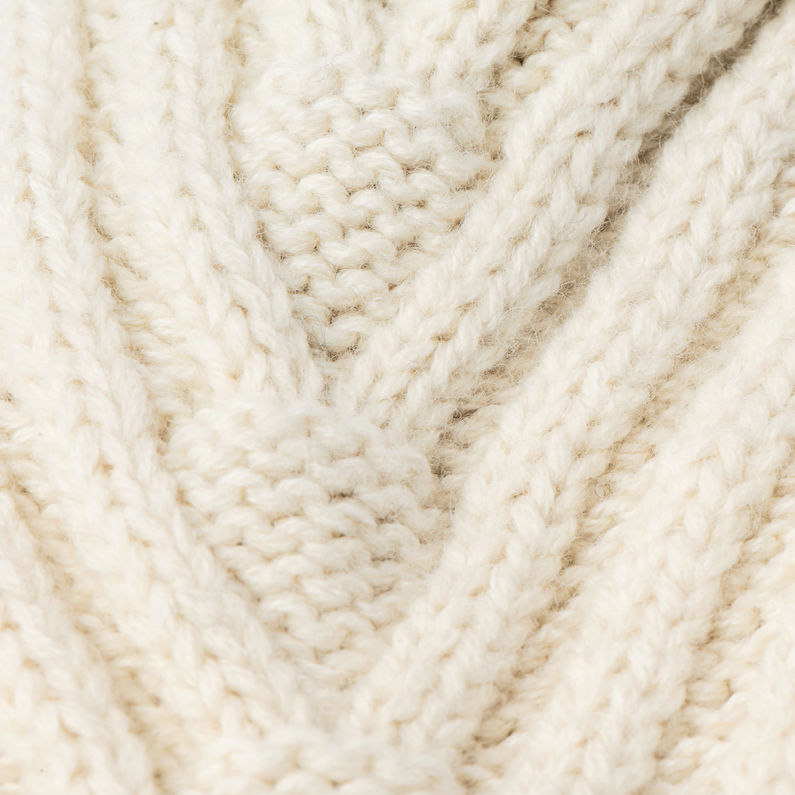 G-STAR® Sash Beanie Weiß fabric shot