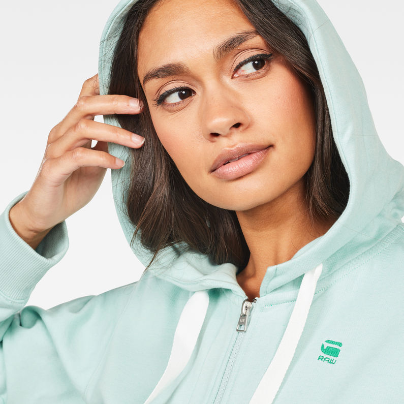 G-Star RAW® Sweat Fyx Biker 2-Tone Bleu clair detail shot