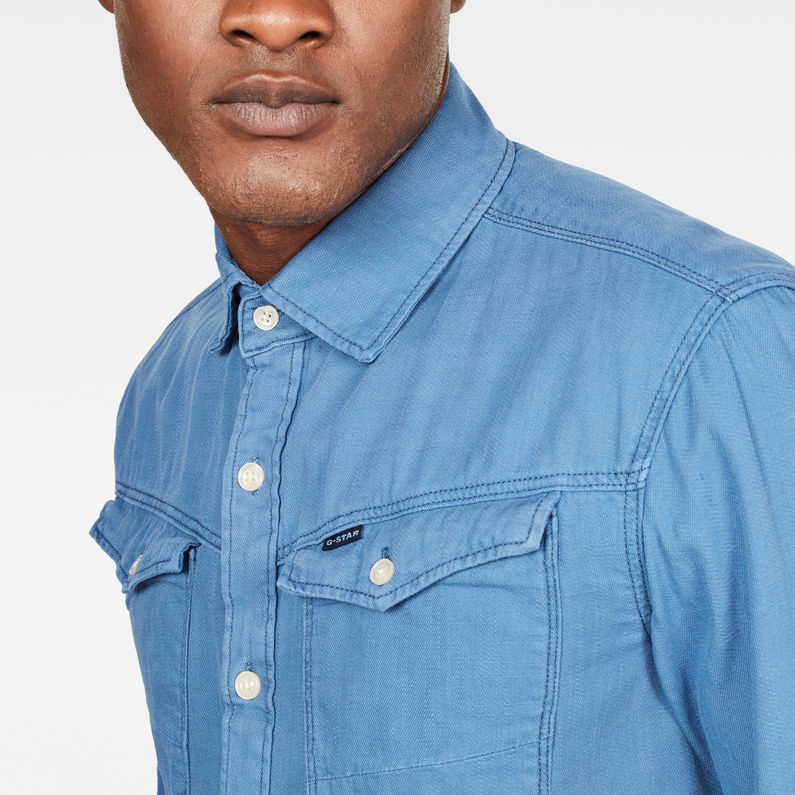 G-Star RAW® Camisa Arc 3D Slim Azul intermedio