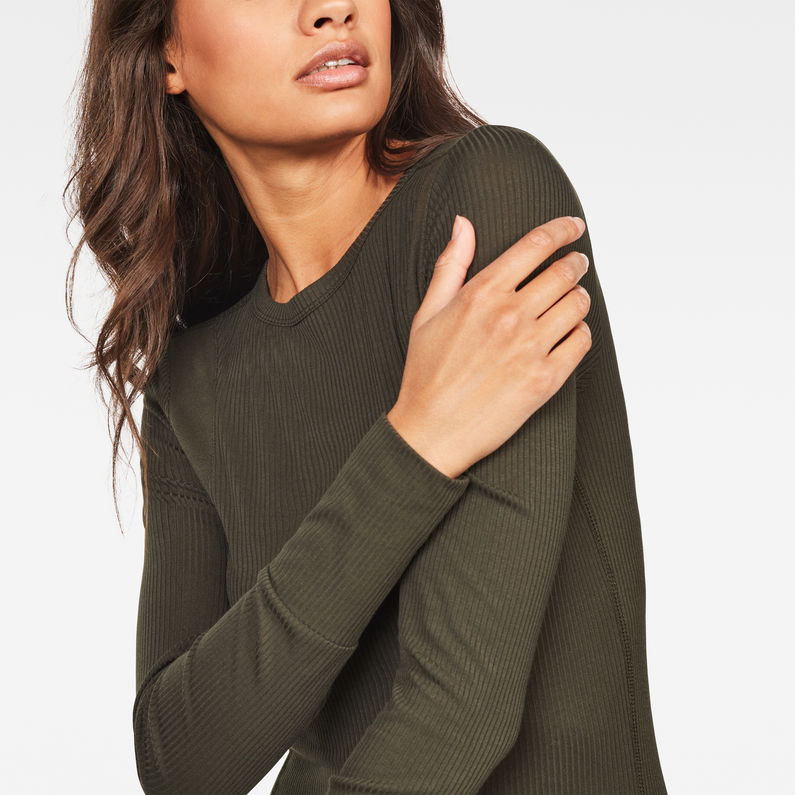 G-Star RAW® Traction Slim Top Grey detail shot