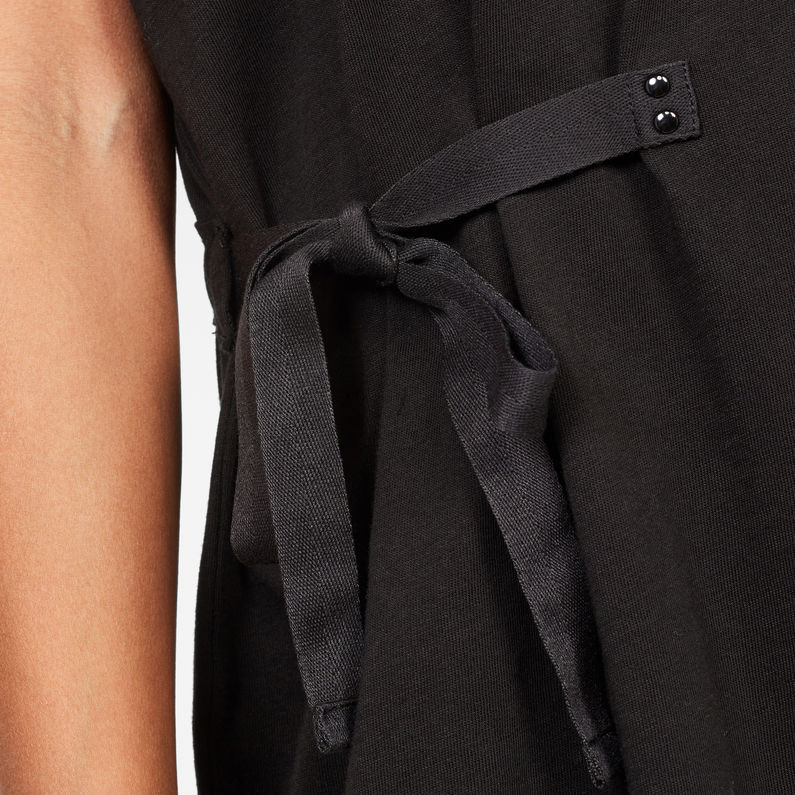 G-Star RAW® Disem Loose Dress Black detail shot
