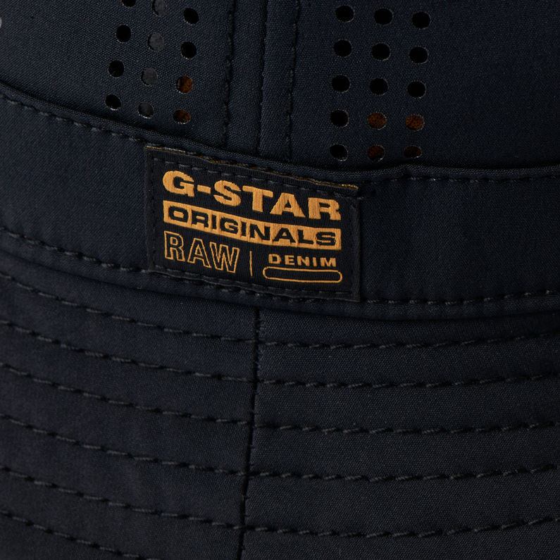 G-Star RAW® Perforated Bucket Hat Black