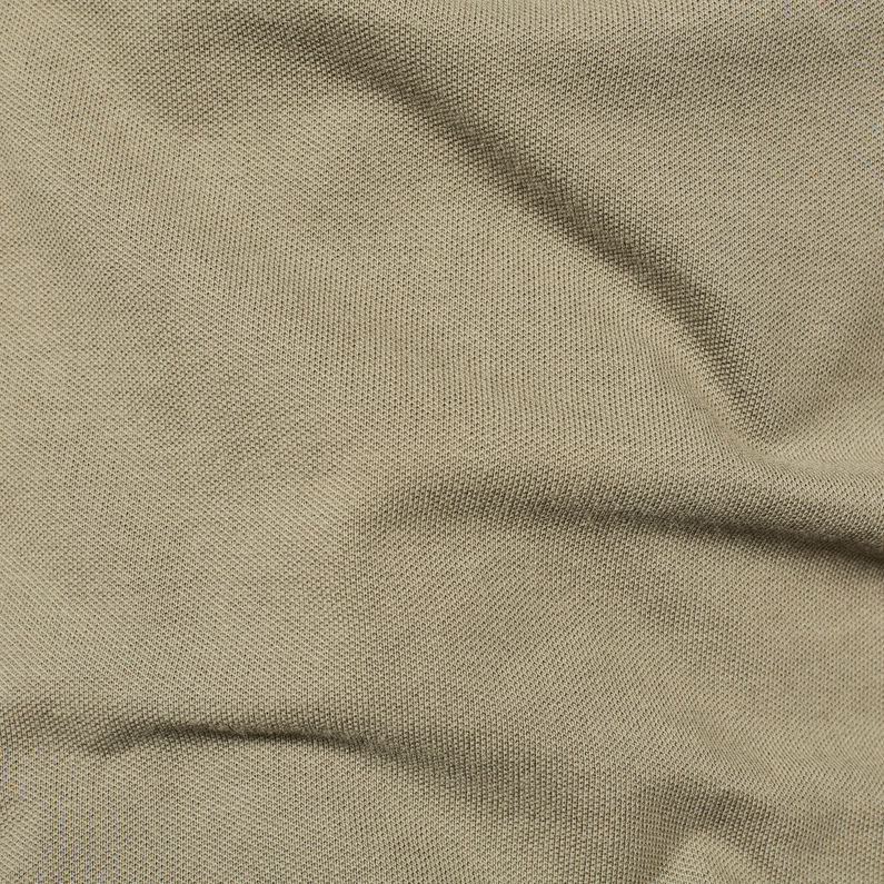 G-Star RAW® Dunda Slim Polo Verde fabric shot