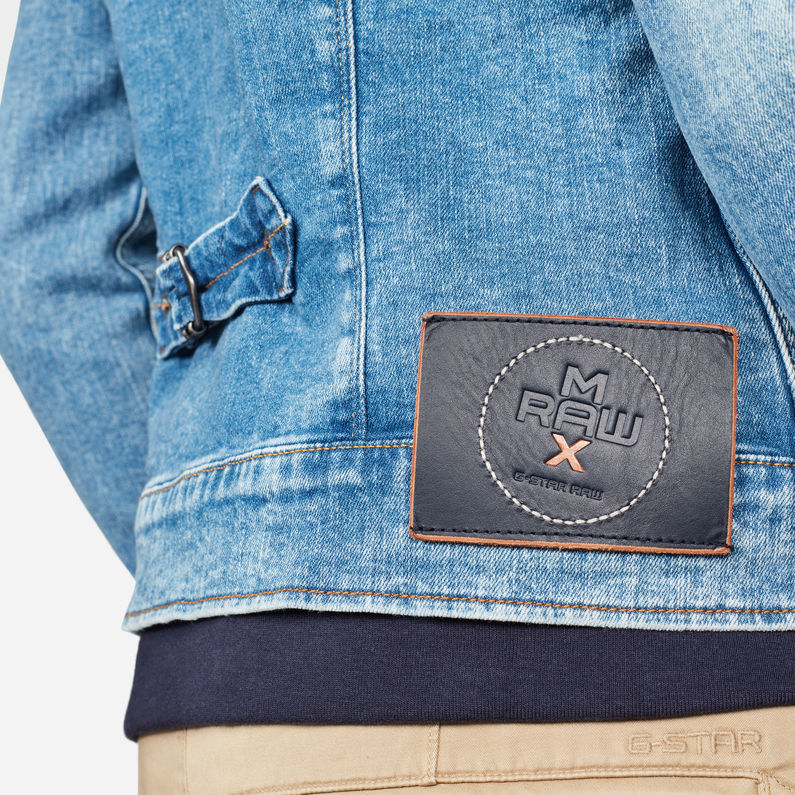 G-Star RAW® MAXRAW III Veste Arc 3D Slim Bleu moyen detail shot