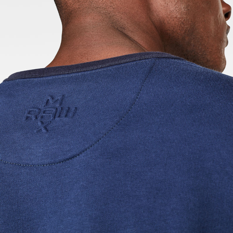 G-Star RAW® MAXRAW III Sudadera Pocket Azul oscuro detail shot