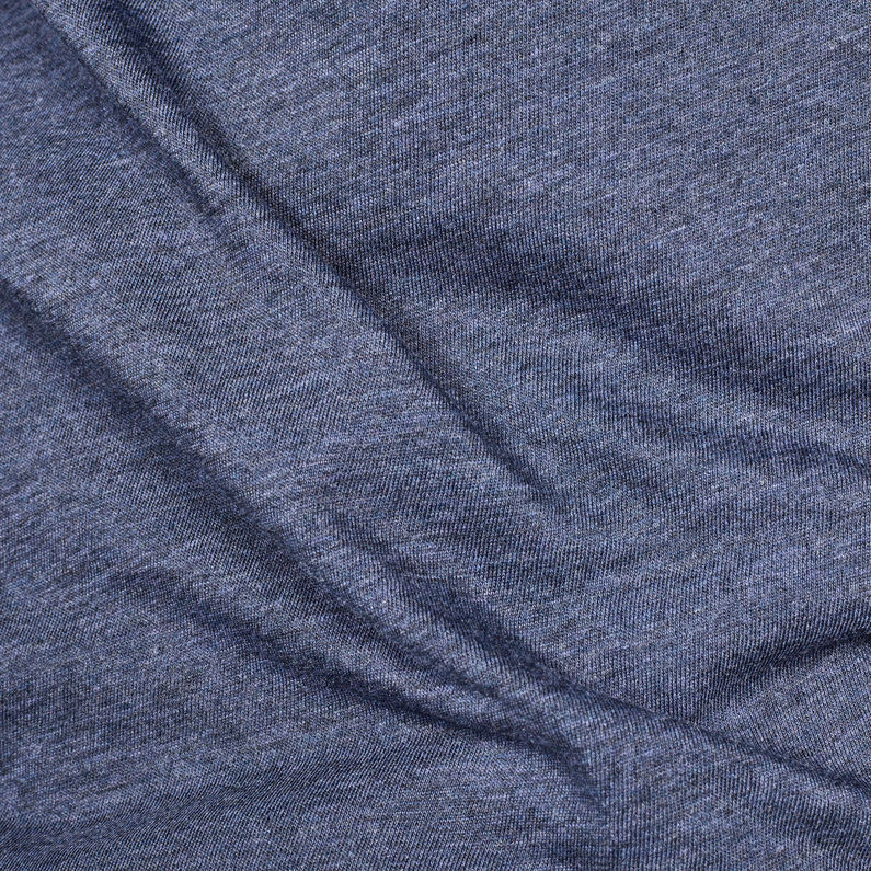 G-Star RAW® T-Shirt Logo Circle Bleu moyen fabric shot