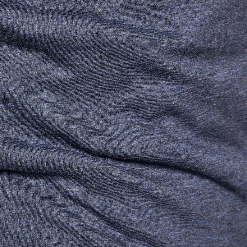 G-Star RAW® T-Shirt Logo Circle Bleu foncé fabric shot