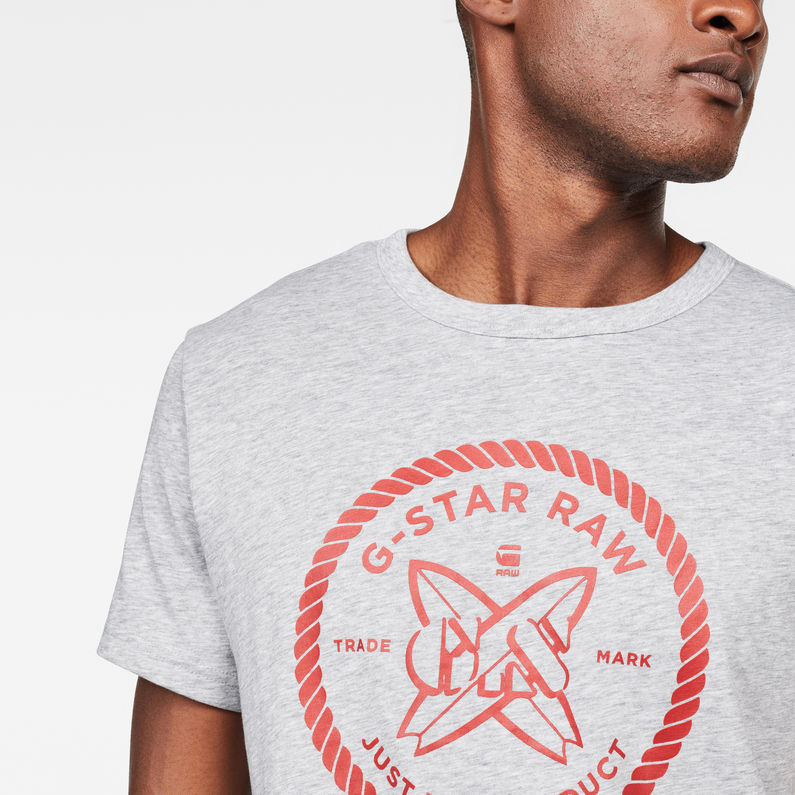 G-Star RAW® GS Surf Regular T-Shirt Grau