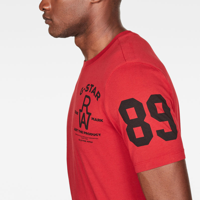 G-STAR® Slim Logo T-Shirt Rot