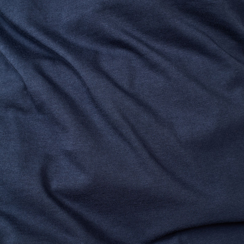 G-Star RAW® Slim Logo T-Shirt Dark blue fabric shot
