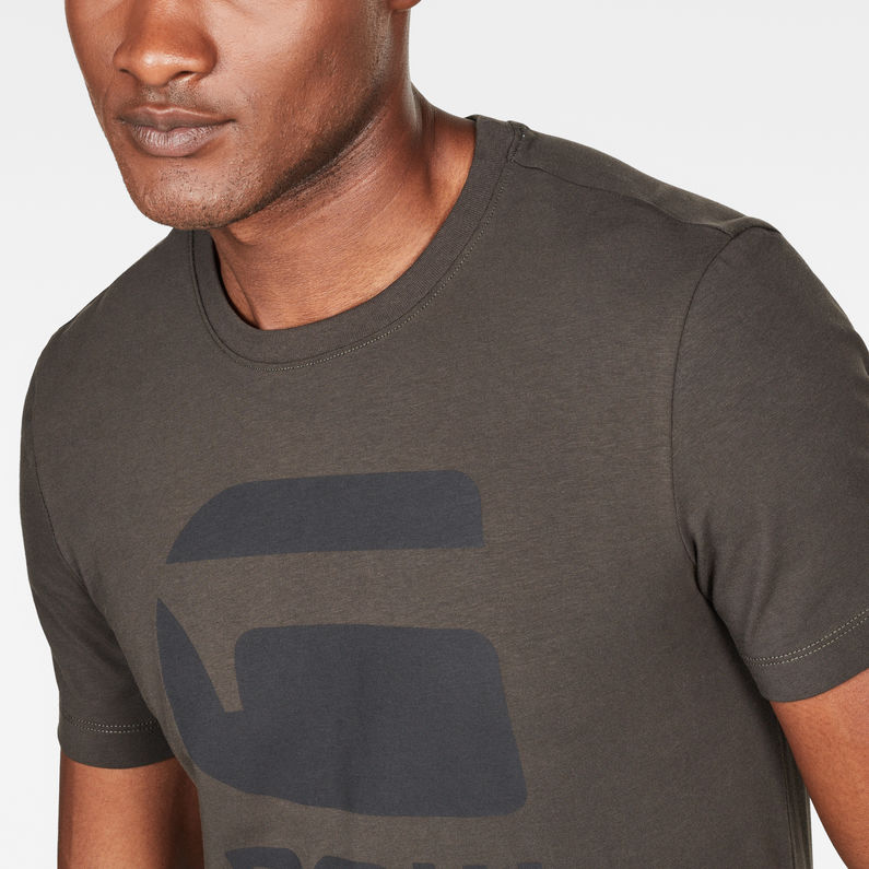 G-Star RAW® Slim G Logo T-Shirt Gris