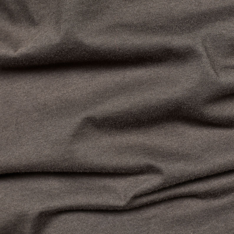 G-Star RAW® Straight Round Pocket T-Shirt Gris fabric shot