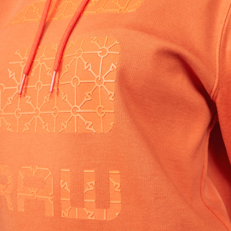 G-Star RAW® Boyfriend 2-Tone Pullover Orange detail shot