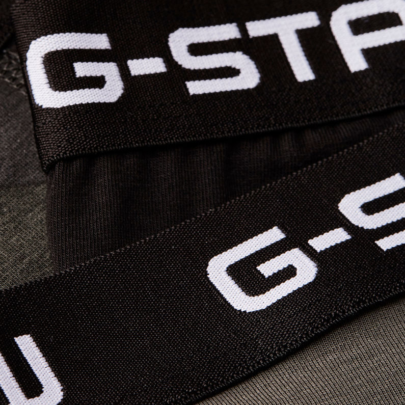 G-Star RAW® Paquete de Tres Calzoncillos Classic Multi color detail shot